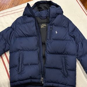 Polo by Ralph Lauren Men's Dark Blue Puffer Coat